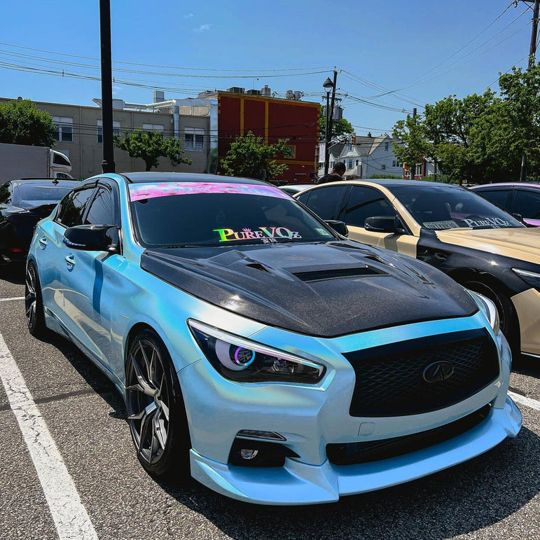 CMST Tuning Carbon Fiber Hood Bonnet for Infiniti Q50 2014-2022 - Robot Bodykits