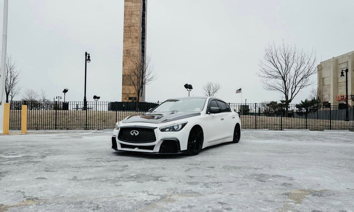 CMST Tuning Carbon Fiber Hood Bonnet for Infiniti Q50 2014-2022 - Robot Bodykits
