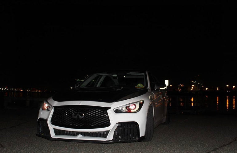CMST Tuning Carbon Fiber Hood Bonnet for Infiniti Q50 2014-2022 - Robot Bodykits