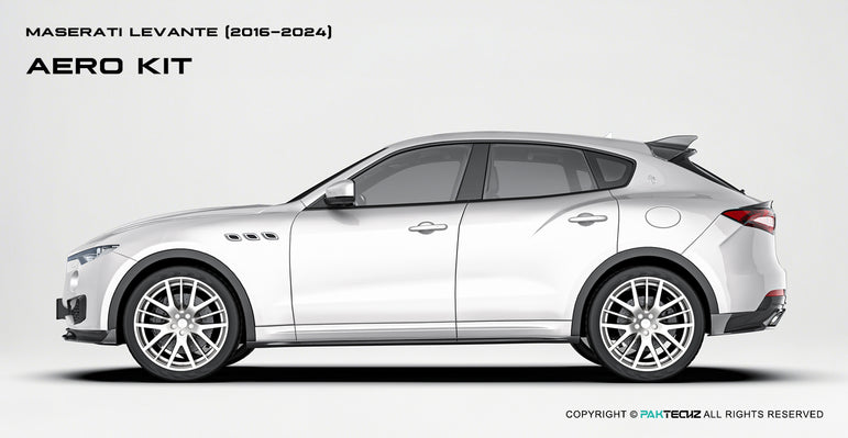 Maserati Levante Paktechz Full Dry Carbon Aerodynamics kit