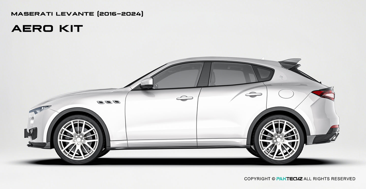Maserati Levante Paktechz Full Dry Carbon Aerodynamics kit