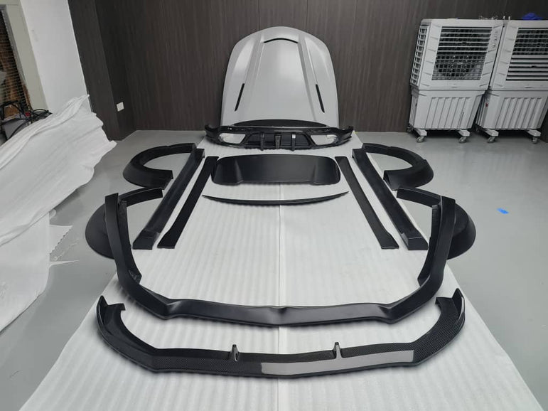 SD Carbon Partial Carbon Fiber Widebody Kit For Alfa Romeo Stelvio 2.0T