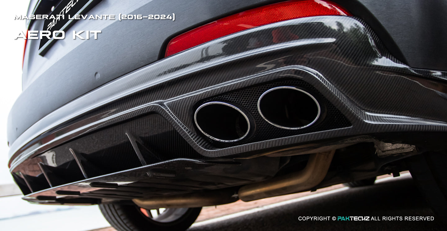 Maserati Levante Paktechz Full Dry Carbon Aerodynamics kit
