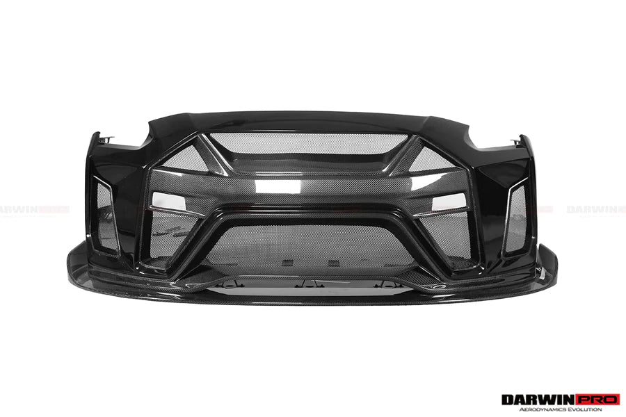 DarwinPRO 2008 - 2022 Nissan GTR R35 CBA & DBA & EBA BKSSII Style Partial Carbon Fiber Full Wide Body Kit Aftermarket Carbon Fiber Part / Bodykit - Robot Bodykits