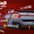 DarwinPRO 2008 - 2022 Nissan GTR R35 CBA & DBA & EBA BKSSII Style Partial Carbon Fiber Full Wide Body Kit Aftermarket Carbon Fiber Part / Bodykit - Robot Bodykits