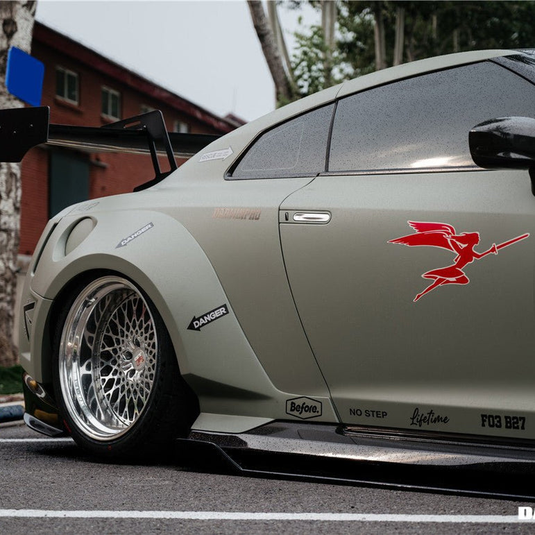 DarwinPRO 2008 - 2022 Nissan GTR R35 CBA & DBA & EBA BKSSII Style Partial Carbon Fiber Full Wide Body Kit Aftermarket Carbon Fiber Part / Bodykit - Robot Bodykits