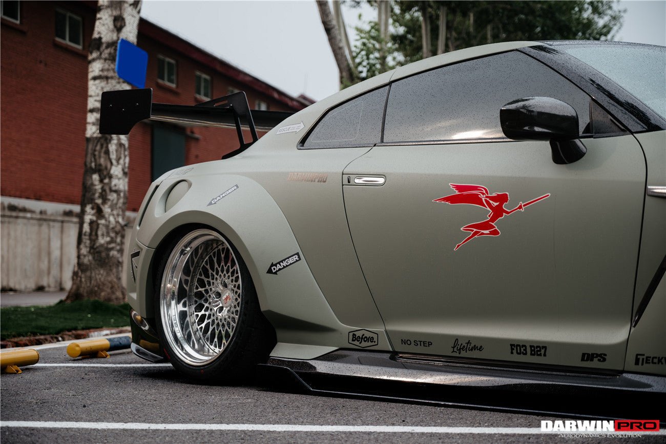 DarwinPRO 2008 - 2022 Nissan GTR R35 CBA & DBA & EBA BKSSII Style Partial Carbon Fiber Full Wide Body Kit Aftermarket Carbon Fiber Part / Bodykit - Robot Bodykits