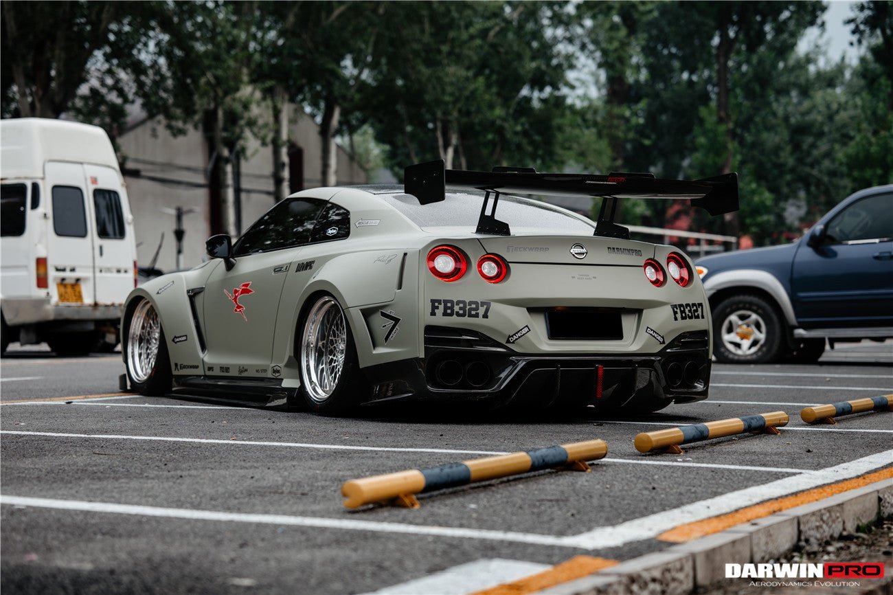 DarwinPRO 2008 - 2022 Nissan GTR R35 CBA & DBA & EBA BKSSII Style Partial Carbon Fiber Full Wide Body Kit Aftermarket Carbon Fiber Part / Bodykit - Robot Bodykits
