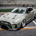 DarwinPRO 2008 - 2022 Nissan GTR R35 CBA & DBA & EBA BKSSII Style Partial Carbon Fiber Full Wide Body Kit Aftermarket Carbon Fiber Part / Bodykit - Robot Bodykits