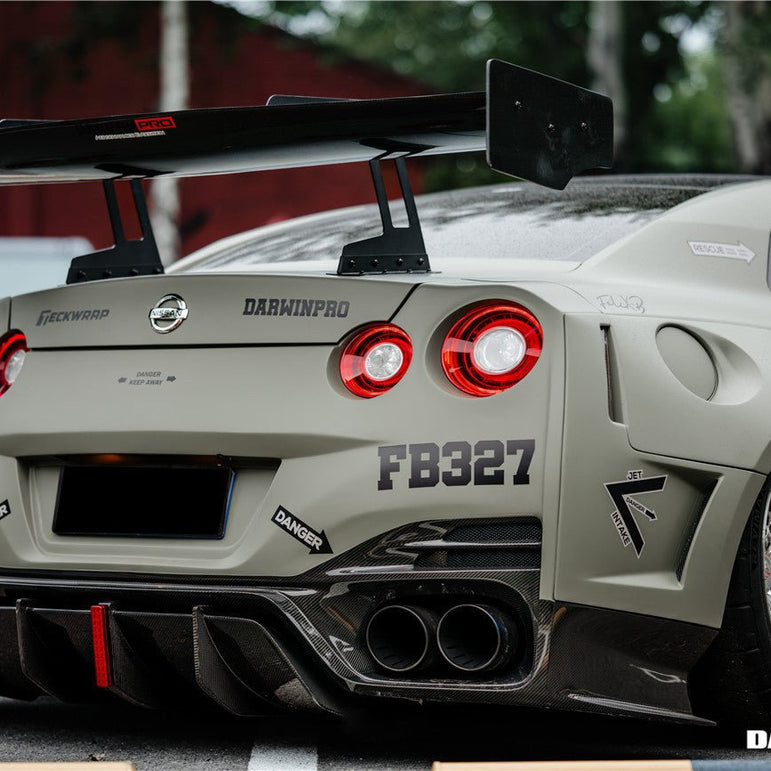 DarwinPRO 2008 - 2022 Nissan GTR R35 CBA & DBA & EBA BKSSII Style Partial Carbon Fiber Full Wide Body Kit Aftermarket Carbon Fiber Part / Bodykit - Robot Bodykits