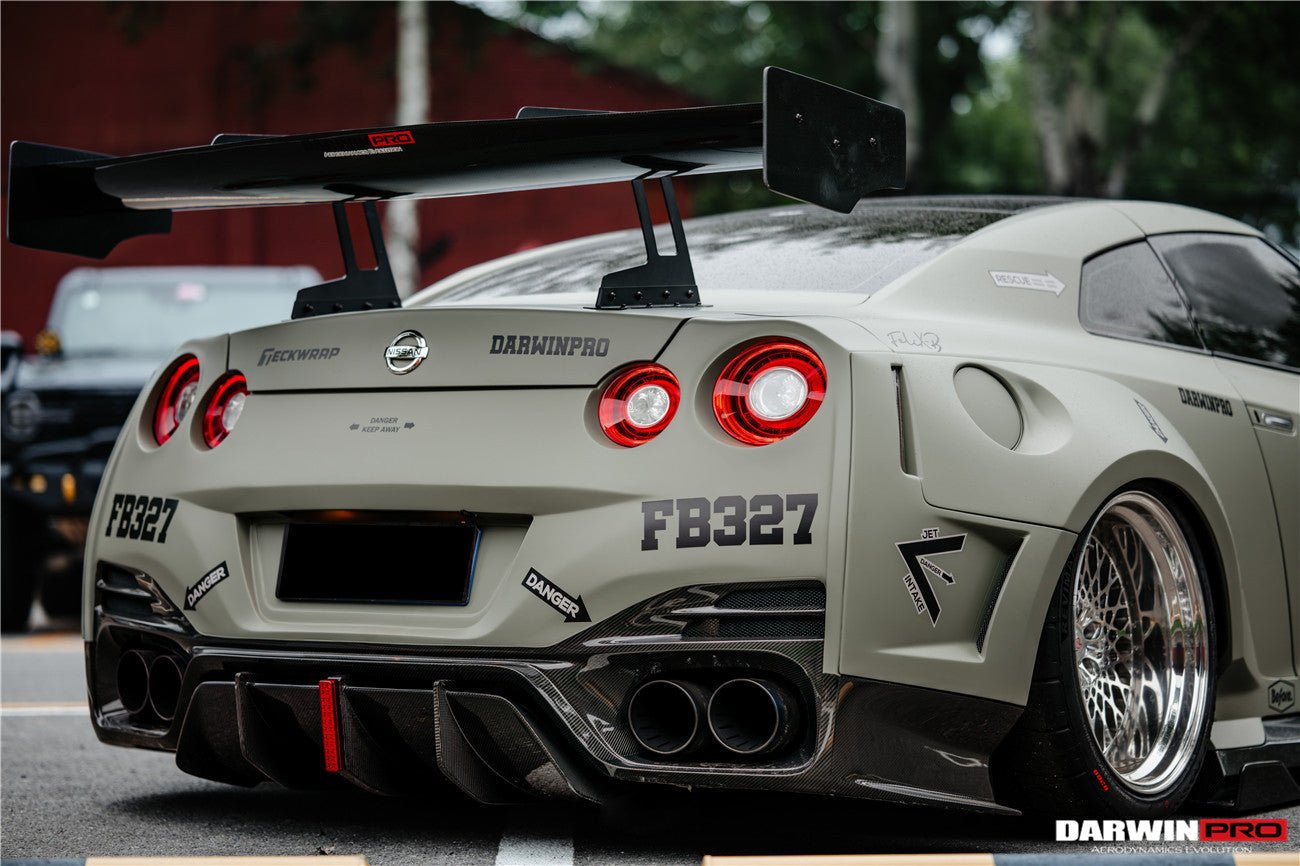 DarwinPRO 2008 - 2022 Nissan GTR R35 CBA & DBA & EBA BKSSII Style Partial Carbon Fiber Full Wide Body Kit Aftermarket Carbon Fiber Part / Bodykit - Robot Bodykits