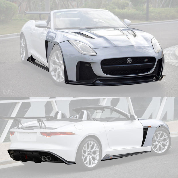 DarwinPRO 2013-2017 Jaguar F-Type Coupe & Convertible IMP Performance Partial Carbon Bodykit + Bonnet Aftermarket Carbon Fiber Part / Bodykit - Robot Bodykits