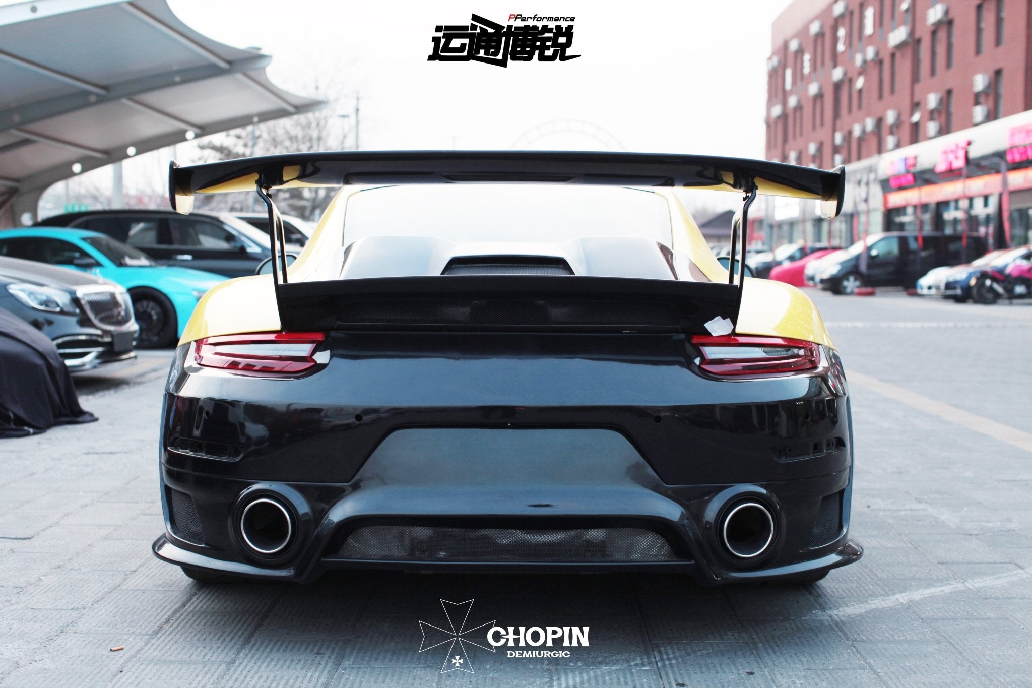 DarwinPro 2013 - 2019 Porsche 991 911 Turbo - 991.2 GT2 RS Conversion Full Bodykit FRP / Partial Carbon Aftermarket Carbon Fiber Part / Bodykit - Robot Bodykits