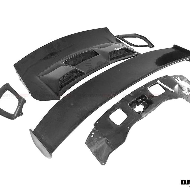 DarwinPro 2013 - 2019 Porsche 991 911 Turbo - 991.2 GT2 RS Conversion Full Bodykit FRP / Partial Carbon Aftermarket Carbon Fiber Part / Bodykit - Robot Bodykits