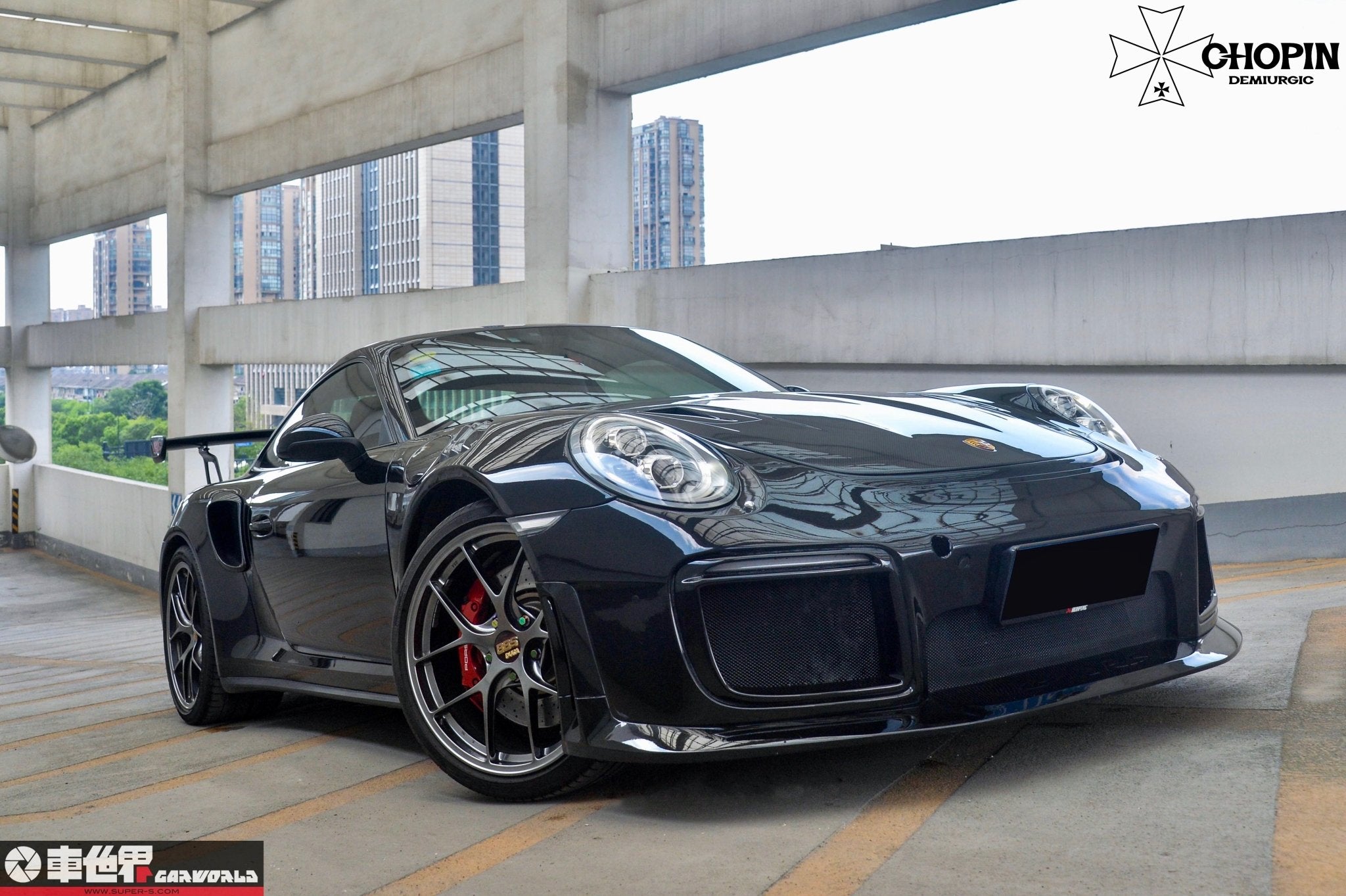 DarwinPro 2013 - 2019 Porsche 991 911 Turbo - 991.2 GT2 RS Conversion Full Bodykit FRP / Partial Carbon Aftermarket Carbon Fiber Part / Bodykit - Robot Bodykits