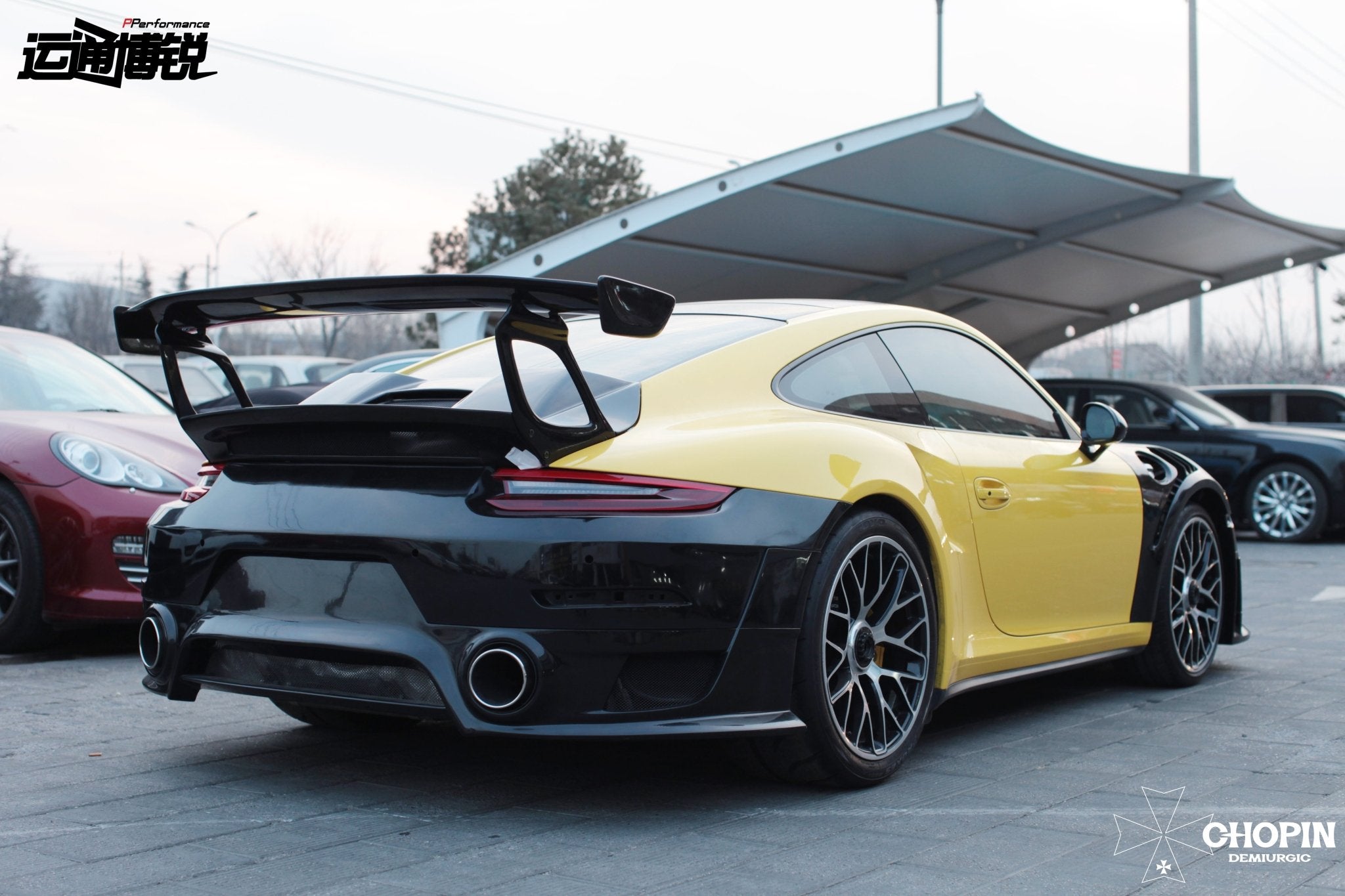 DarwinPro 2013 - 2019 Porsche 991 911 Turbo - 991.2 GT2 RS Conversion Full Bodykit FRP / Partial Carbon Aftermarket Carbon Fiber Part / Bodykit - Robot Bodykits