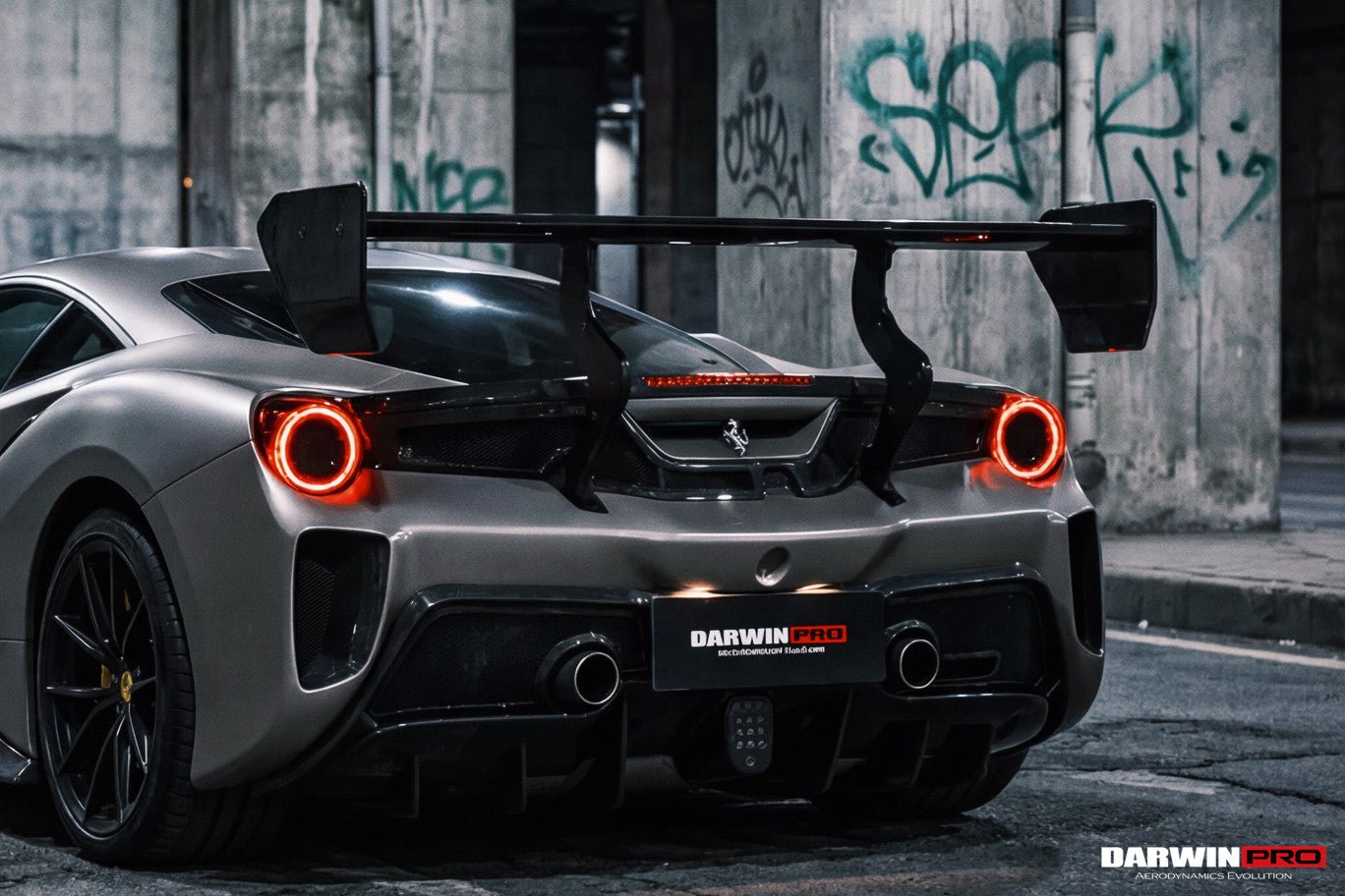 DarwinPRO 2015 - 2020 Ferrari 488 GTB Challenge Evo Modena Style Full Body Kit Aftermarket Carbon Fiber Part / Bodykit - Robot Bodykits