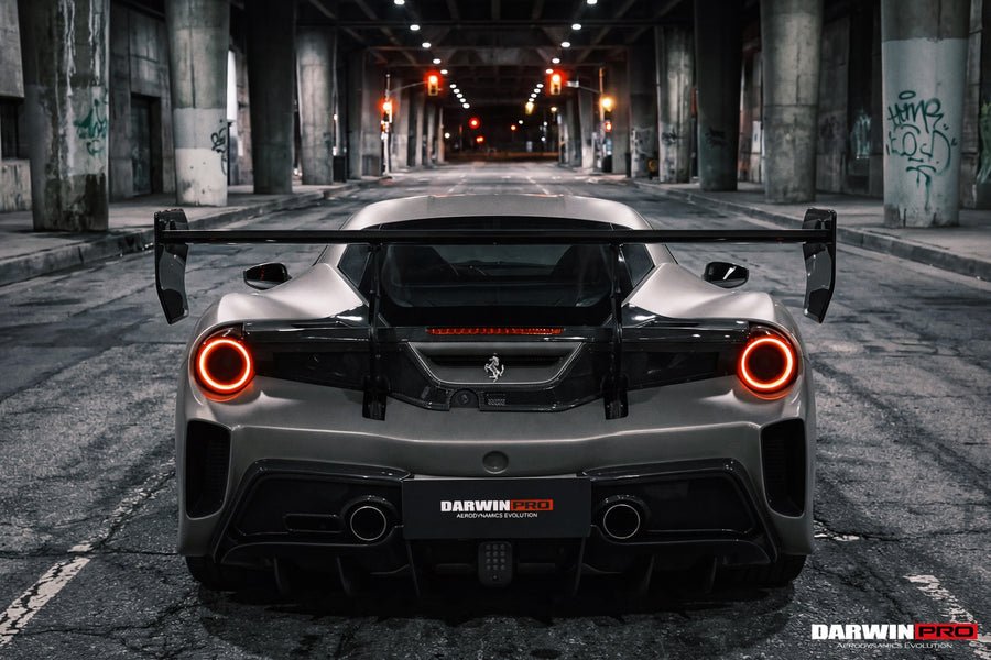 DarwinPRO 2015 - 2020 Ferrari 488 GTB Challenge Evo Modena Style Full Body Kit Aftermarket Carbon Fiber Part / Bodykit - Robot Bodykits