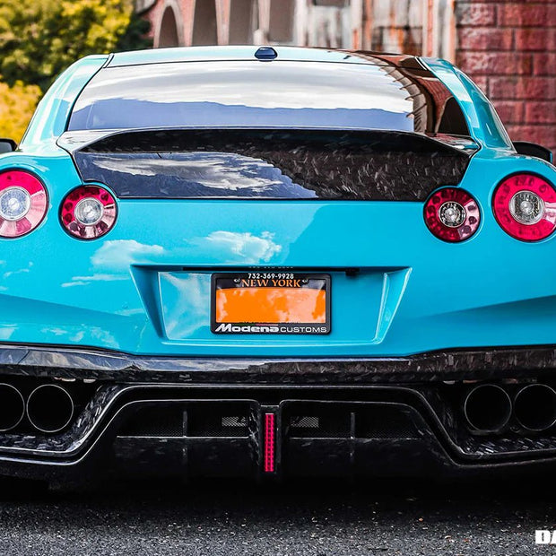 DarwinPRO 2017 - 2022 Nissan GTR R35 EBA BKSS Style Carbon Fiber Rear Diffuser Aftermarket Carbon Fiber Part / Bodykit - Robot Bodykits
