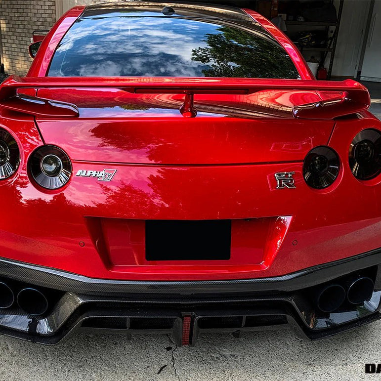 DarwinPRO 2017 - 2022 Nissan GTR R35 EBA BKSS Style Carbon Fiber Rear Diffuser Aftermarket Carbon Fiber Part / Bodykit - Robot Bodykits