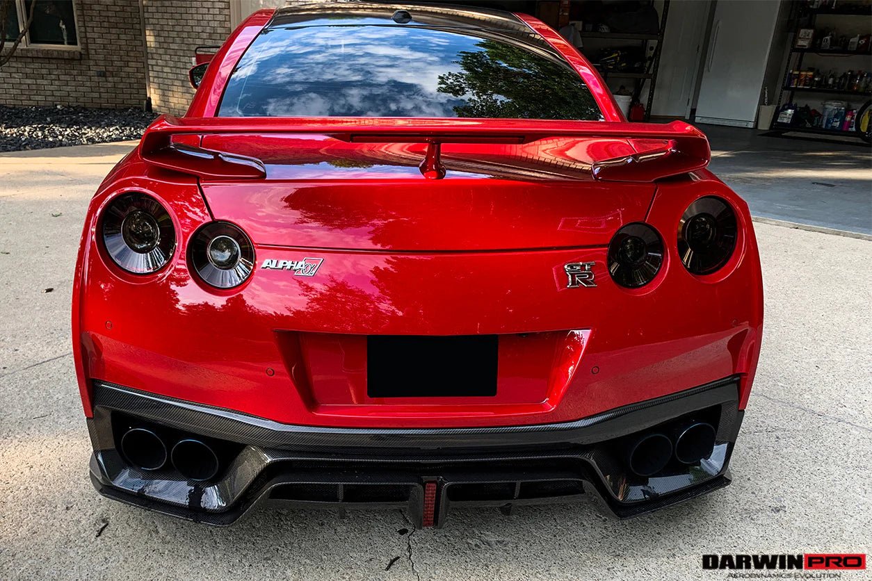 DarwinPRO 2017 - 2022 Nissan GTR R35 EBA BKSS Style Carbon Fiber Rear Diffuser Aftermarket Carbon Fiber Part / Bodykit - Robot Bodykits