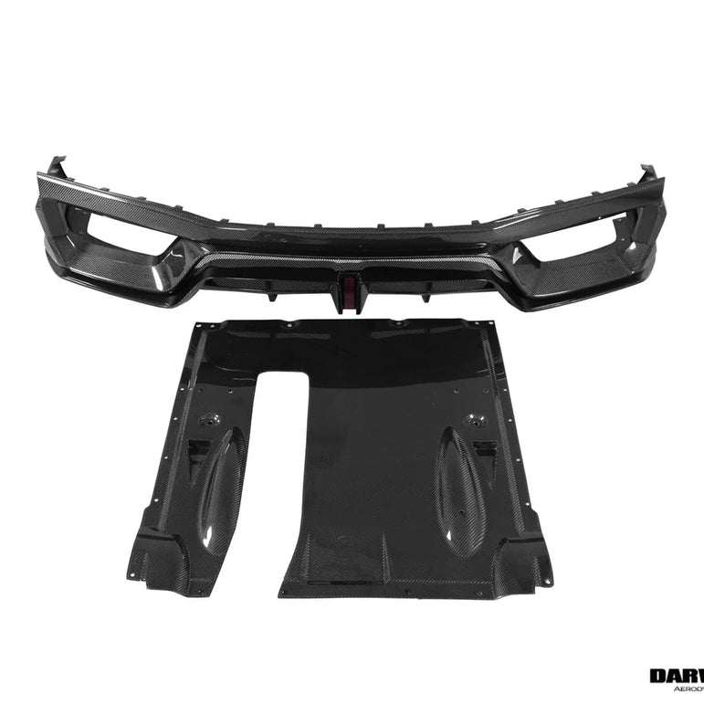 DarwinPRO 2017 - 2022 Nissan GTR R35 EBA BKSS Style Carbon Fiber Rear Diffuser Aftermarket Carbon Fiber Part / Bodykit - Robot Bodykits