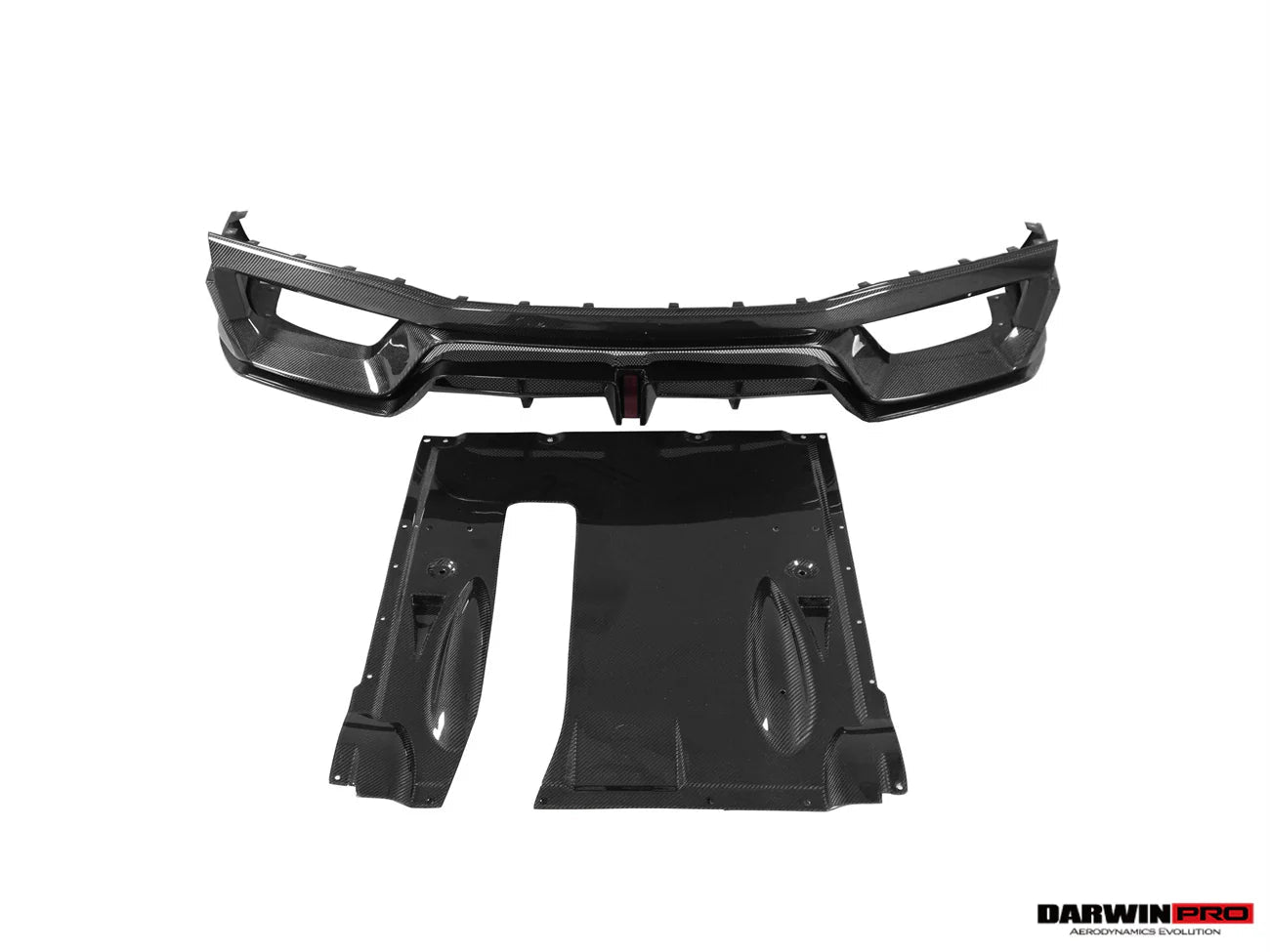 DarwinPRO 2017 - 2022 Nissan GTR R35 EBA BKSS Style Carbon Fiber Rear Diffuser Aftermarket Carbon Fiber Part / Bodykit - Robot Bodykits