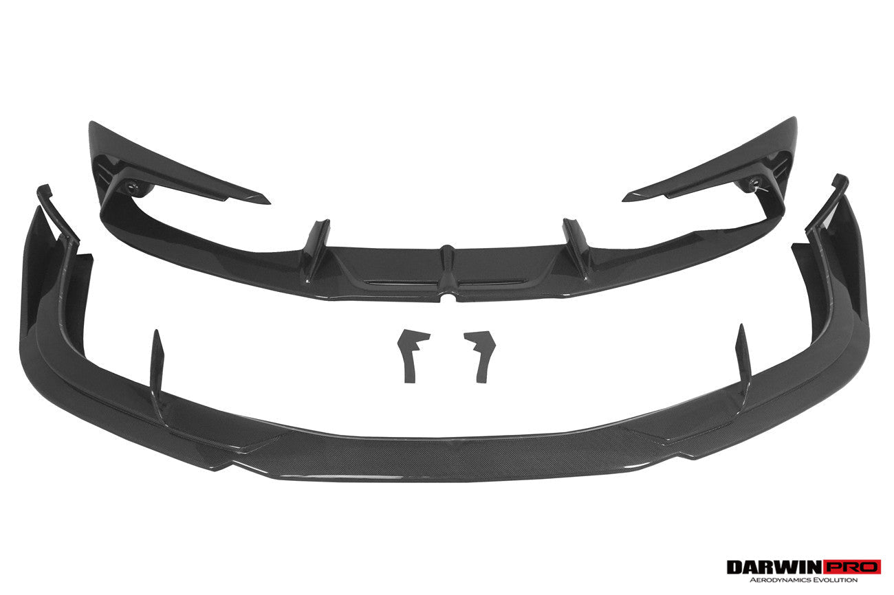 DarwinPRO 2022 - 2026 Ferrari 296 GTB & GTS Type F171 iMP Style Carbon Fiber Full Kit (For Surround View Camera System Bumper Only) Aftermarket Carbon Fiber Part / Bodykit - Robot Bodykits