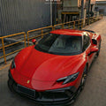 DarwinPRO 2022 - 2026 Ferrari 296 GTB & GTS Type F171 iMP Style Carbon Fiber Full Kit (For Surround View Camera System Bumper Only) Aftermarket Carbon Fiber Part / Bodykit - Robot Bodykits
