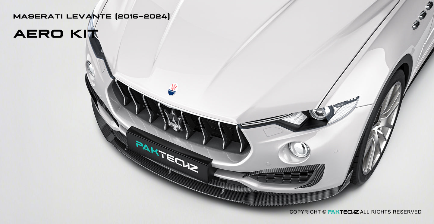 Maserati Levante Paktechz Full Dry Carbon Aerodynamics kit