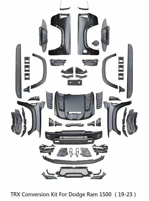 Dodge RAM 2019 - 2023 TRX Widebody Complete Conversion Kit Aftermarket Carbon Fiber Part / Bodykit - Robot Bodykits