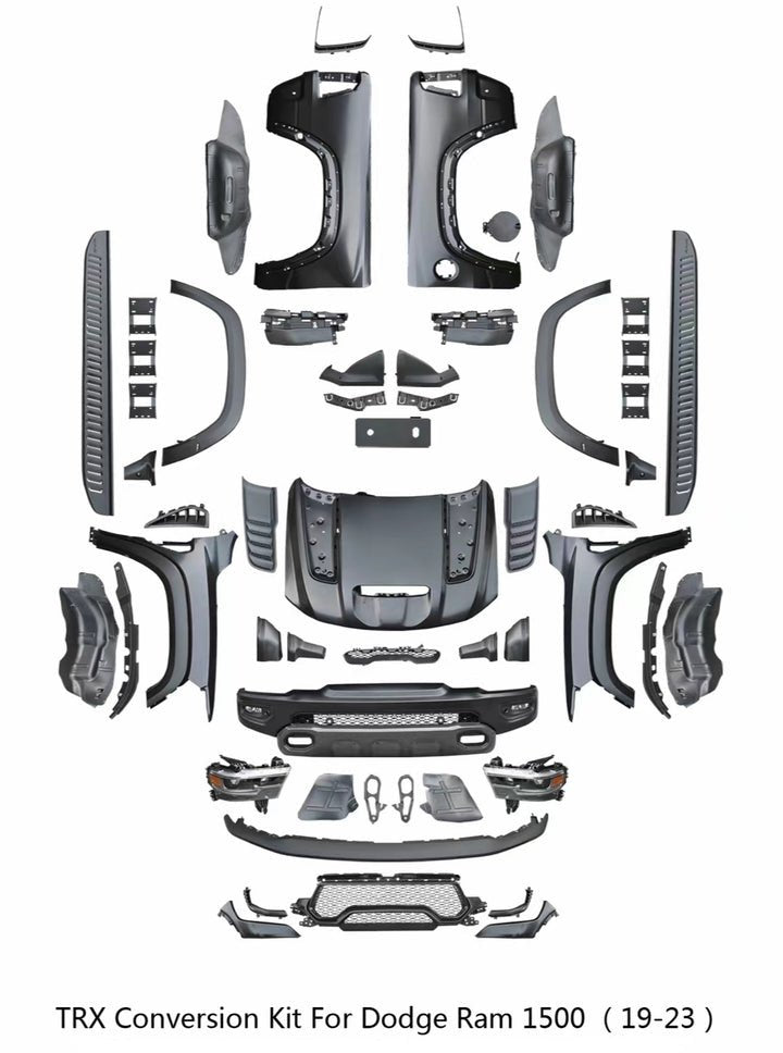 Dodge RAM 2019 - 2023 TRX Widebody Complete Conversion Kit Aftermarket Carbon Fiber Part / Bodykit - Robot Bodykits