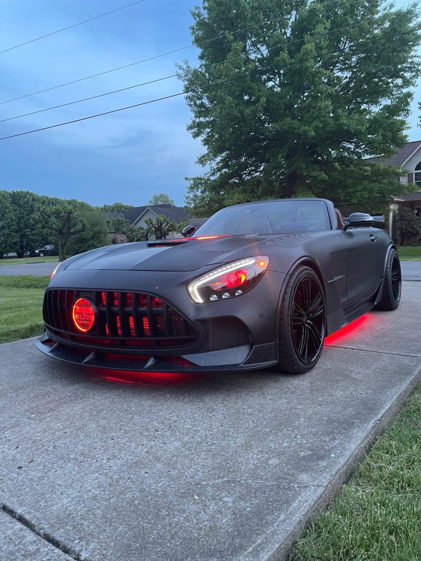 CMST Carbon Fiber Clear View Tempered Glass Transparent Hood Black Series Style for Mercedes Benz C190 AMG GT GTS GTC GTR 2015-2021 - Robot Bodykits