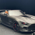 CMST Carbon Fiber Clear View Tempered Glass Transparent Hood Black Series Style for Mercedes Benz C190 AMG GT GTS GTC GTR 2015-2021 - Robot Bodykits