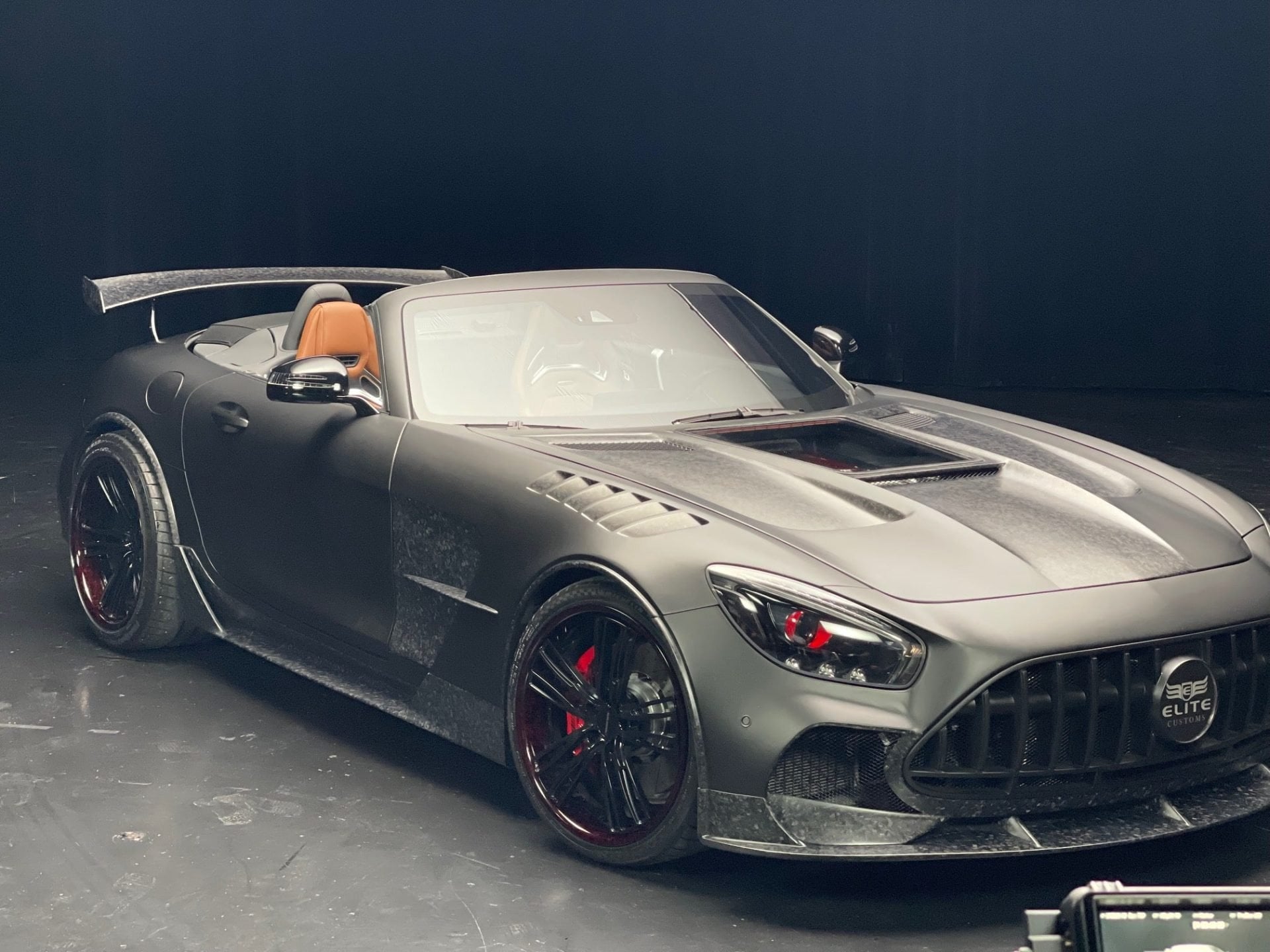 CMST Carbon Fiber Clear View Tempered Glass Transparent Hood Black Series Style for Mercedes Benz C190 AMG GT GTS GTC GTR 2015-2021 - Robot Bodykits