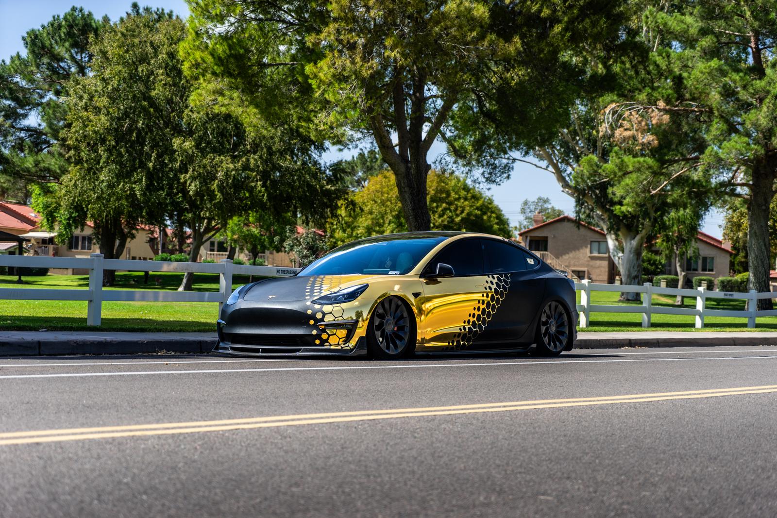 OnAir E3 Series Tesla Model 3 Full Air Suspension System – Robot Bodykits