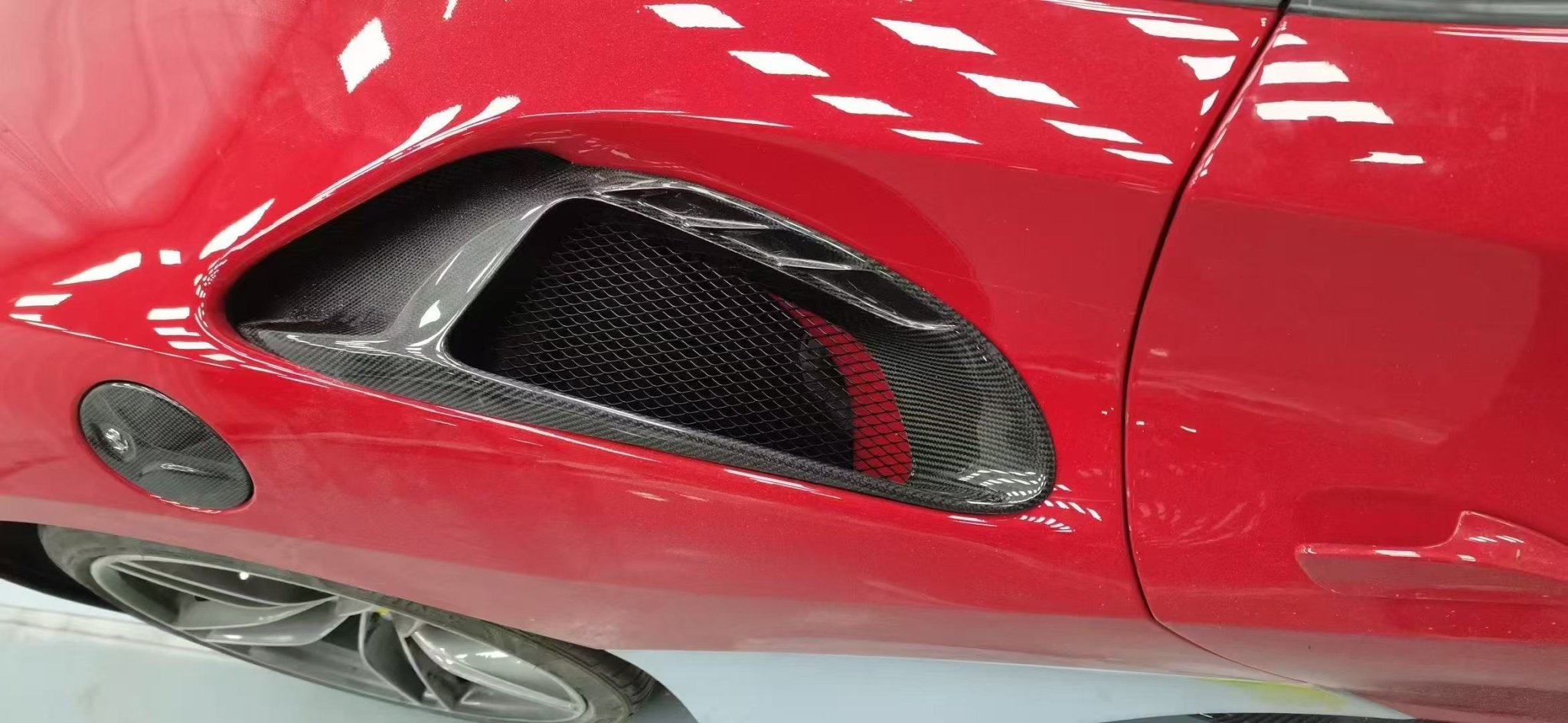 Ferrari 488GTB Upgrade to Pista Full Conversion Body Kit (Plastic & Dry - Carbon) Aftermarket Carbon Fiber Part / Bodykit - Robot Bodykits