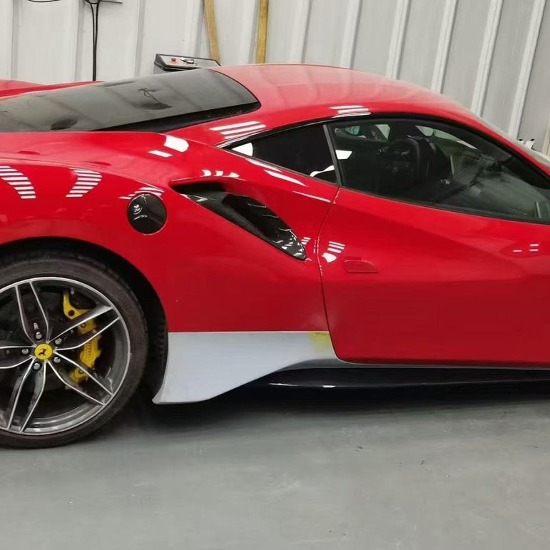 Ferrari 488GTB Upgrade to Pista Full Conversion Body Kit (Plastic & Dry - Carbon) Aftermarket Carbon Fiber Part / Bodykit - Robot Bodykits
