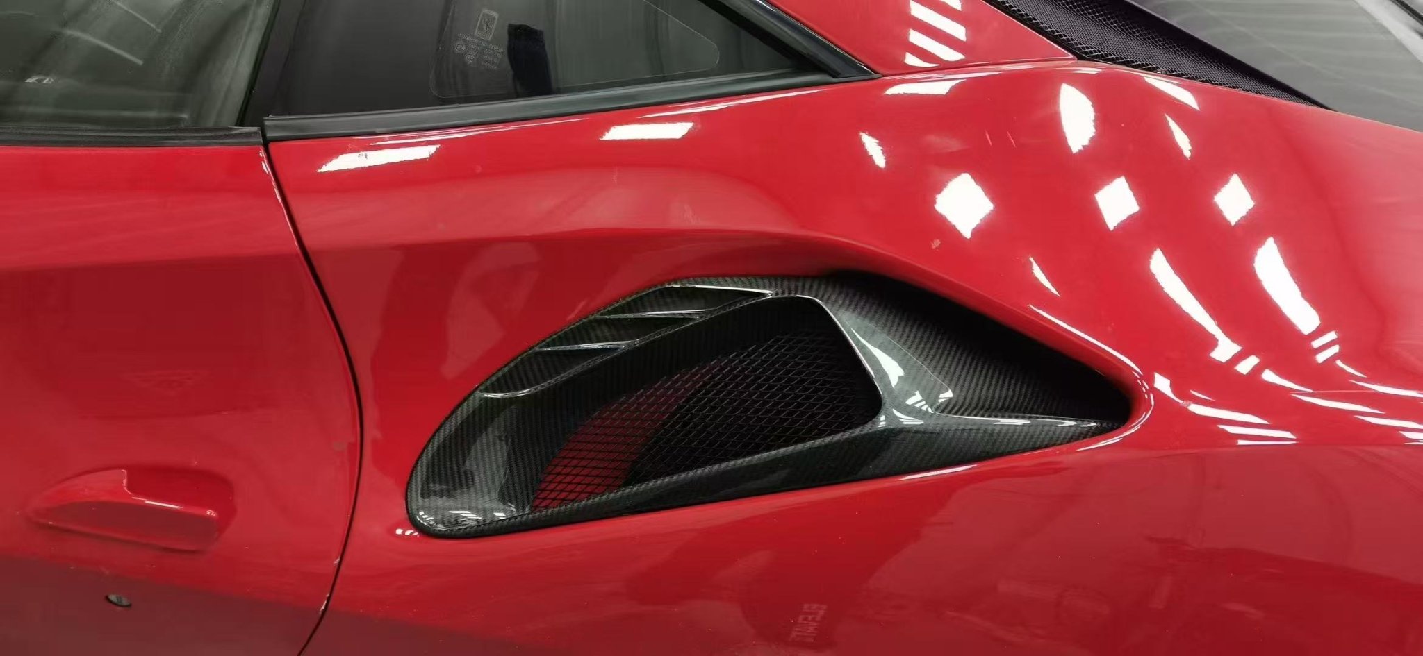 Ferrari 488GTB Upgrade to Pista Full Conversion Body Kit (Plastic & Dry - Carbon) Aftermarket Carbon Fiber Part / Bodykit - Robot Bodykits