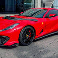 Ferrari 812 Superfast / GTS to Competizione Style Carbon Fibre Front End + Side Skirt Conversion (Aftermarket) Aftermarket Carbon Fiber Part / Bodykit - Robot Bodykits