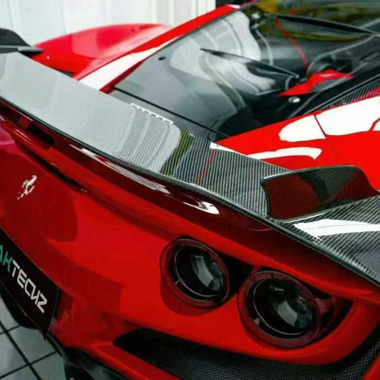 Ferrari F8 Paktechz Full Dry Carbon Aerodynamics kit Aftermarket Carbon Fiber Part / Bodykit - Robot Bodykits
