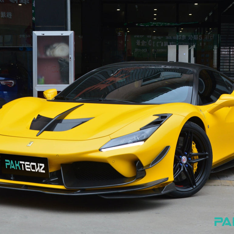 Ferrari F8 Paktechz Full Dry Carbon Aerodynamics kit Aftermarket Carbon Fiber Part / Bodykit - Robot Bodykits