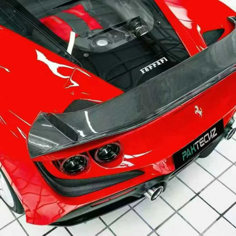 Ferrari F8 Paktechz Full Dry Carbon Aerodynamics kit Aftermarket Carbon Fiber Part / Bodykit - Robot Bodykits