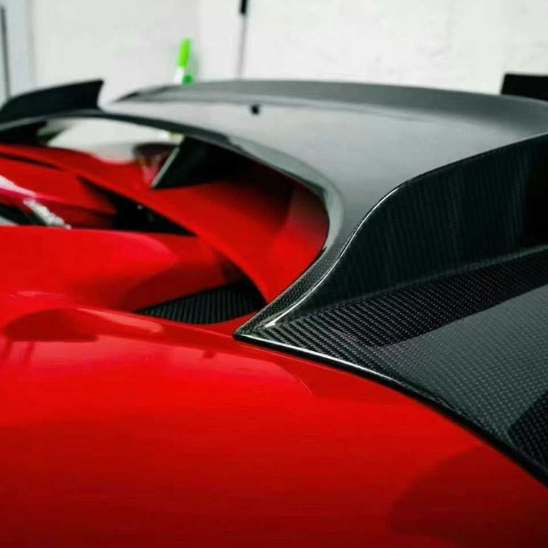 Ferrari F8 Paktechz Full Dry Carbon Aerodynamics kit Aftermarket Carbon Fiber Part / Bodykit - Robot Bodykits