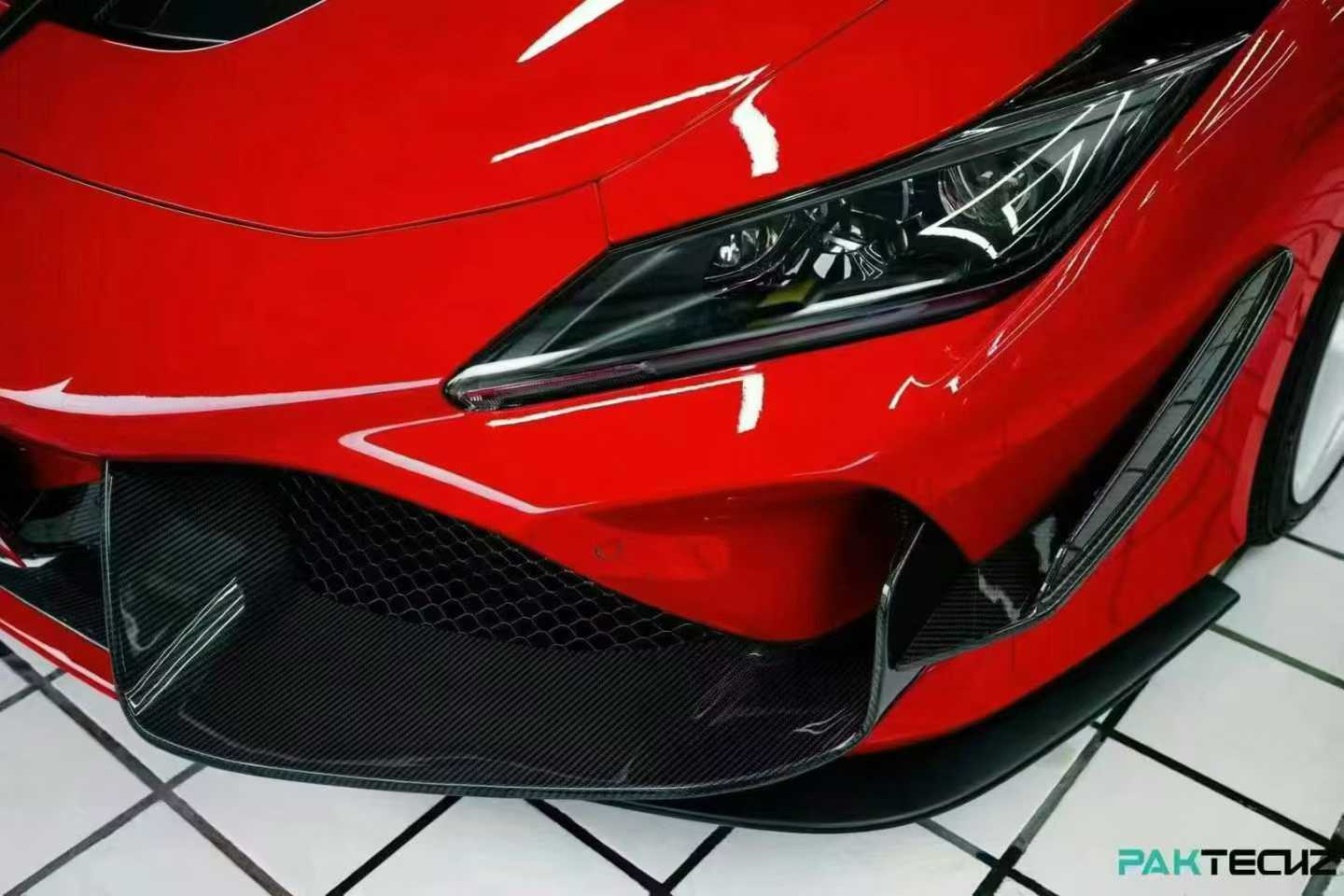 Ferrari F8 Paktechz Full Dry Carbon Aerodynamics kit Aftermarket Carbon Fiber Part / Bodykit - Robot Bodykits