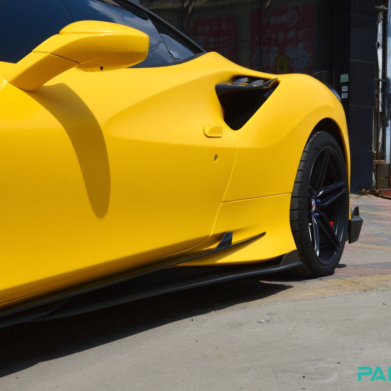 Ferrari F8 Paktechz Full Dry Carbon Aerodynamics kit Aftermarket Carbon Fiber Part / Bodykit - Robot Bodykits