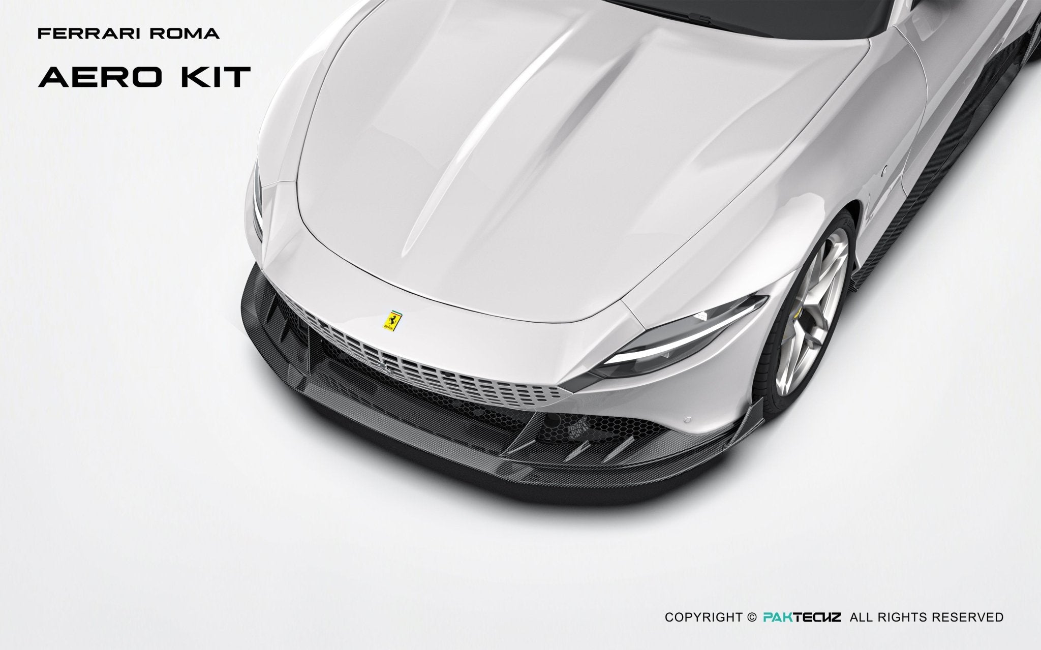 Ferrari Roma Paktechz Aerodynamics Kit Aftermarket Carbon Fiber Part / Bodykit - Robot Bodykits