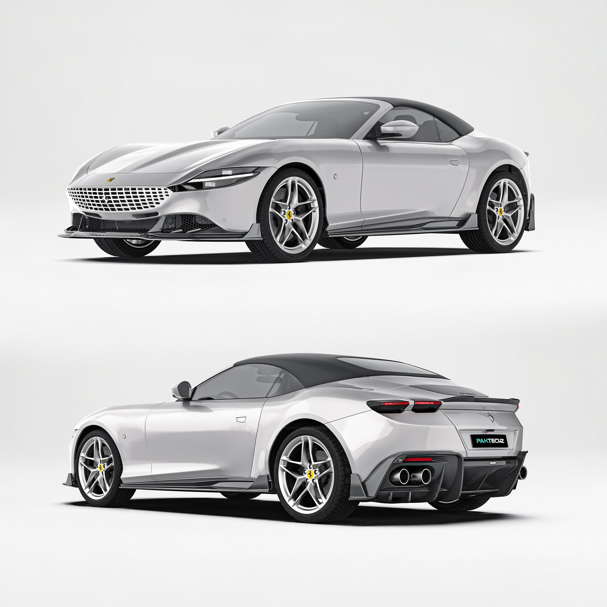 Ferrari Roma Paktechz Aerodynamics Kit Aftermarket Carbon Fiber Part / Bodykit - Robot Bodykits