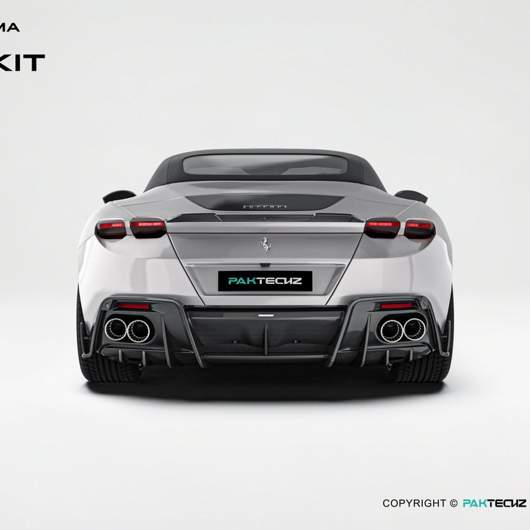 Ferrari Roma Paktechz Aerodynamics Kit Aftermarket Carbon Fiber Part / Bodykit - Robot Bodykits