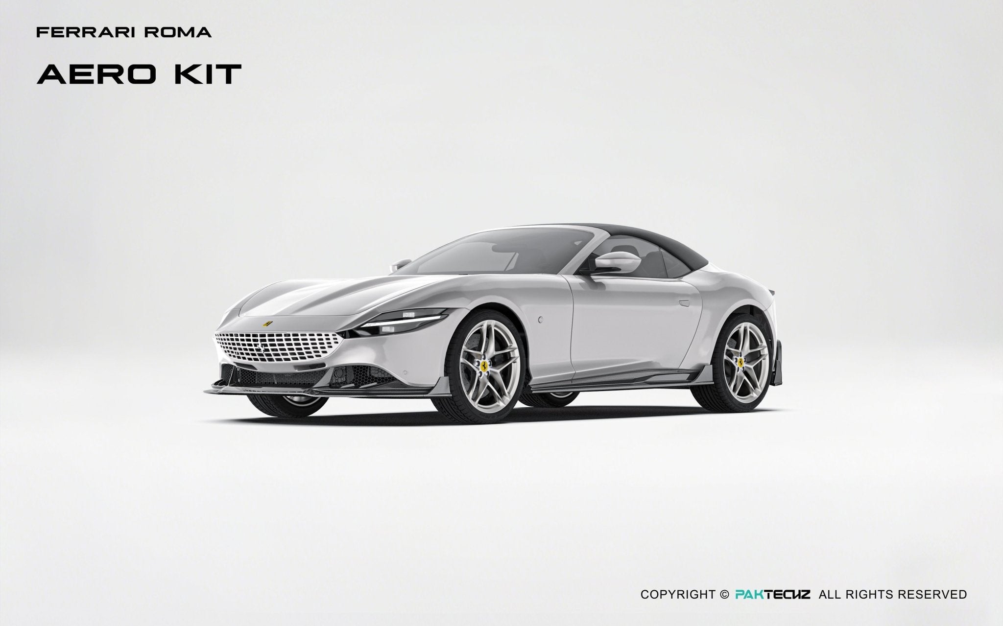 Ferrari Roma Paktechz Aerodynamics Kit Aftermarket Carbon Fiber Part / Bodykit - Robot Bodykits